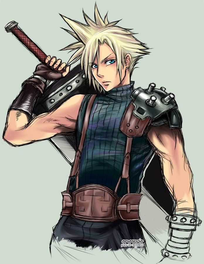 SwordsKingdom's tweet photo. Cloud Strife fanart โค
#finalfantasy #finalfantasyfans #finalfantasy7 #FinalFantasy7remake #ff #cloudStrife #finalfantasycosplay #finalfantasyseries #finalfantasyswords #CloudBusterSword #Cloudfans https://t.co/EqcUU1LeSH