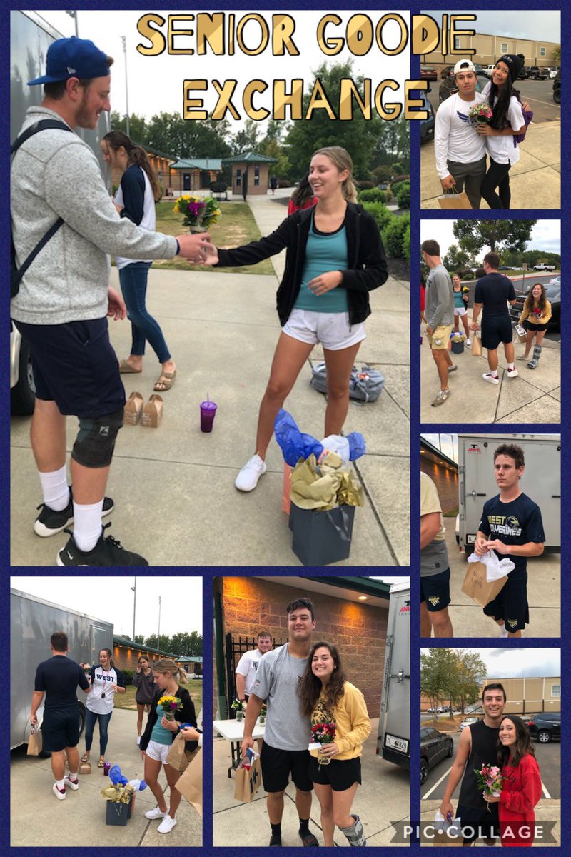 WestForsythFB's tweet photo. 🏈📣Senior Goodie Exchange📣🏈

We look forward to recognizing all of our seniors in The Den tonight! https://t.co/k6PSAGa3E6