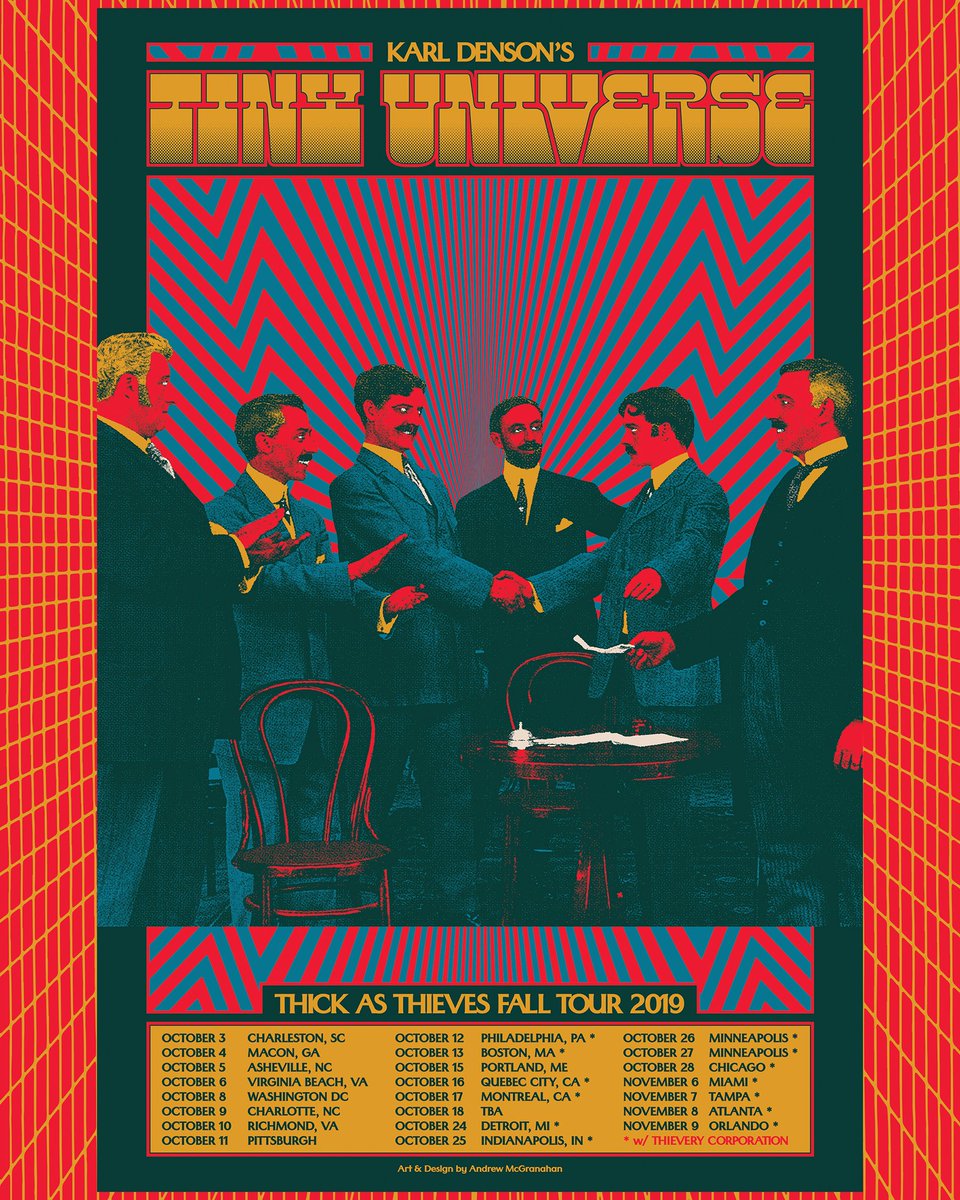 CHSPourHouse's tweet image. ✰✰TONIGHT :: Karl Denson's Tiny Universe - Thick as Thieves Fall Tour - Official Into The Woods Music Festival pre-party w/ DJ Logic | THU, 10.3.19 | 8pm Doors/9pm Show #ChsMusic #LoveLiveMusic #KarlDenson @KarlDenson @projectlogic