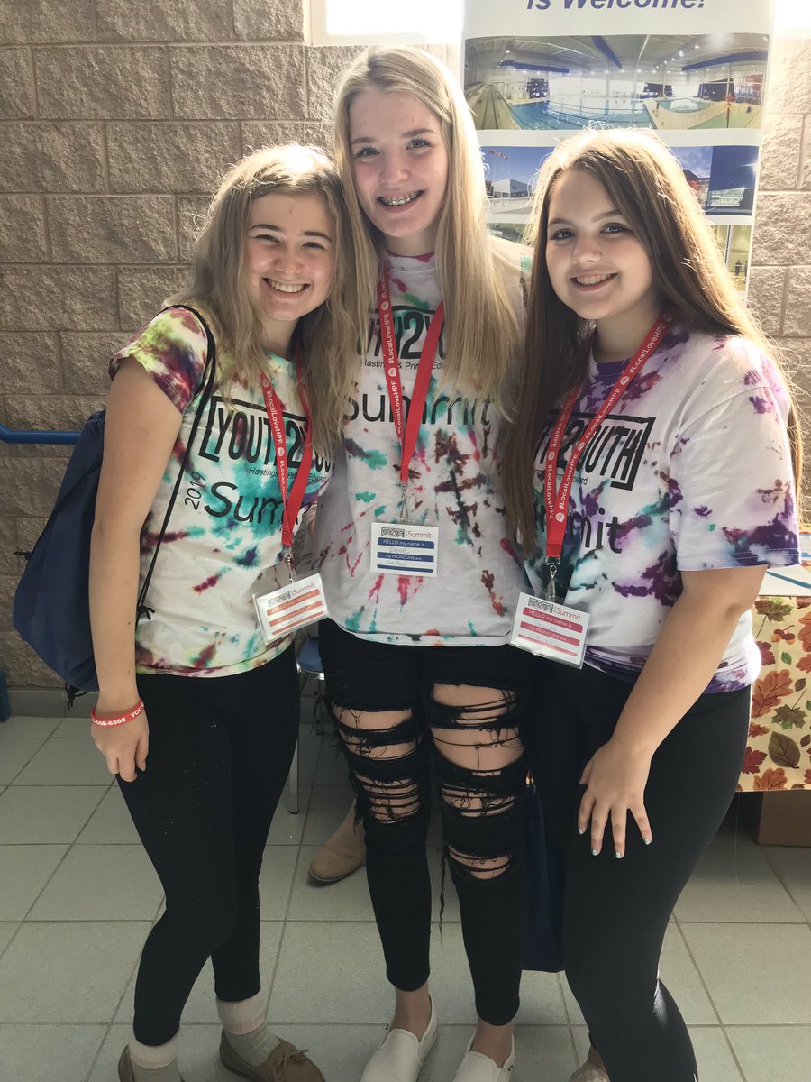 Amazing ALCDSB student helpers helping run the Youth2Youth Summit! What a fabulous day! #youth2youthsummit2019 @alcdsb @nccschool @StTSecondary