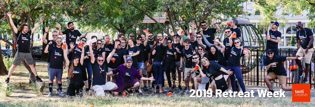 TaotiCreative's tweet photo. We worked hard, and played harder! ๐ชOur #taotiretreat week was filled with speaker sessions, games, and a lot of team bonding. #taotiretreatweek
#movetheneedle #acreativedc #igdc #creativeagency #madeindc #dcinno #dcdesign #webdev #washingtondc #dc #thehill https://t.co/iQBLV0qRsN