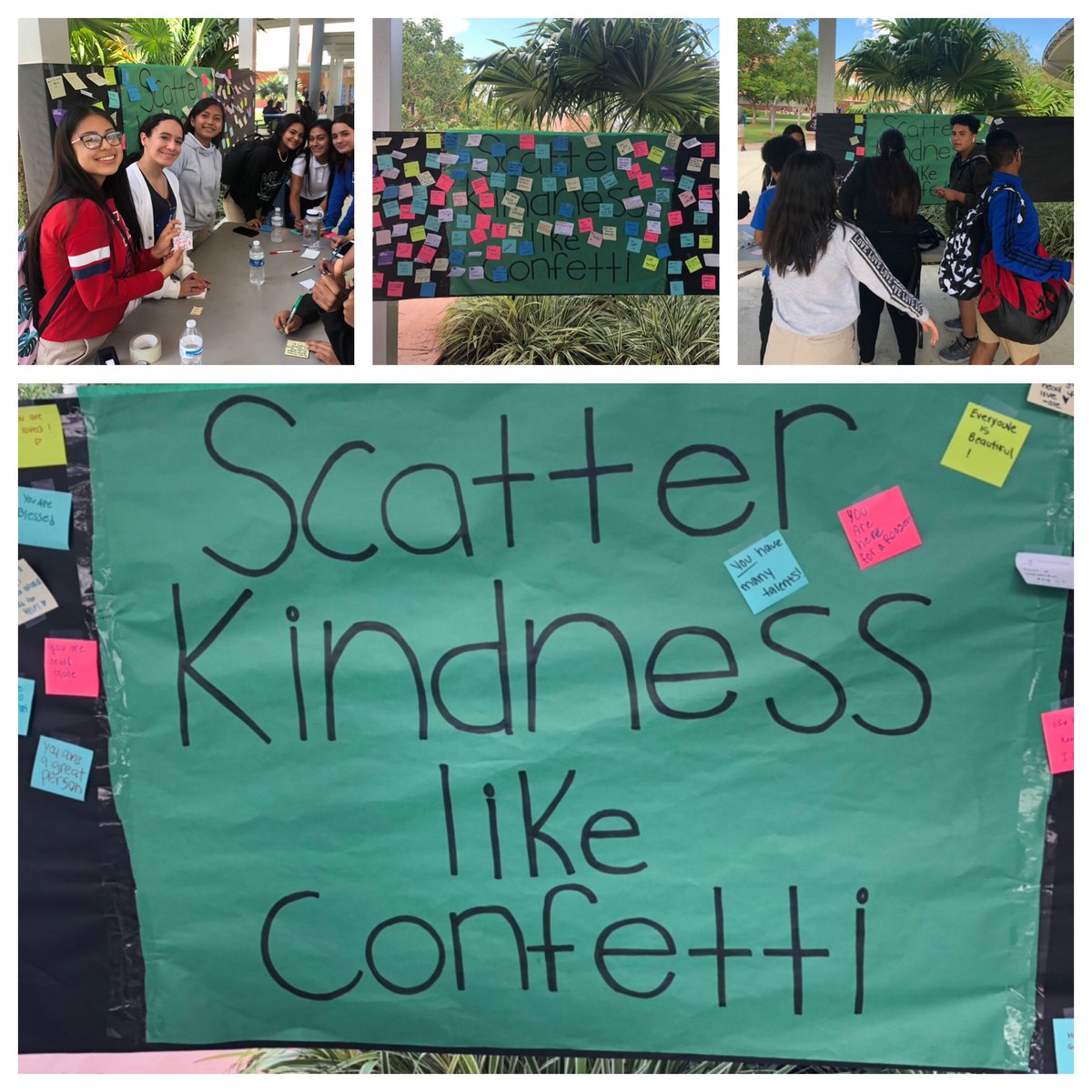 SouthDadeHS's tweet photo. Kindness Matters
#miamiStartsWithHello @SDPrincipalJCD @johnbcrary @eburton_mia https://t.co/Py1HkdgC0C