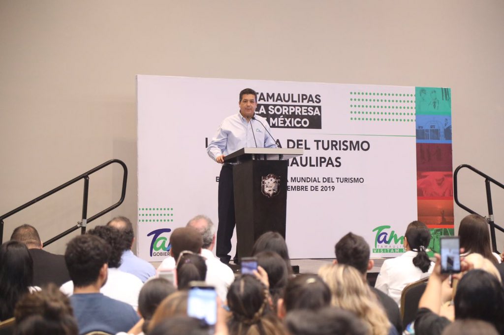 fgcabezadevaca's tweet photo. Más 200 estudiantes de carreras relacionadas con el Turismo, provenientes de 5 ciudades del estado, han participado en el ciclo de conferencias de la Semana del Turismo, recorriendo desde el pasado domingo desde #NLD hasta #Tampico. @gobtam @SECTUR_TAM https://t.co/WgJoMKNWXE