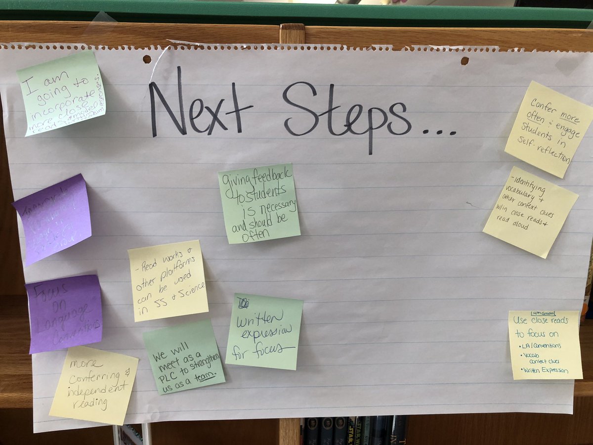 HowellMemorial's tweet photo. Great work today by our teams- analyzing data, planning to strengthen our PLCs and working in collaboration with each other. Ready to roll up our sleeves and get to work! https://t.co/ydIhJbo3Gu