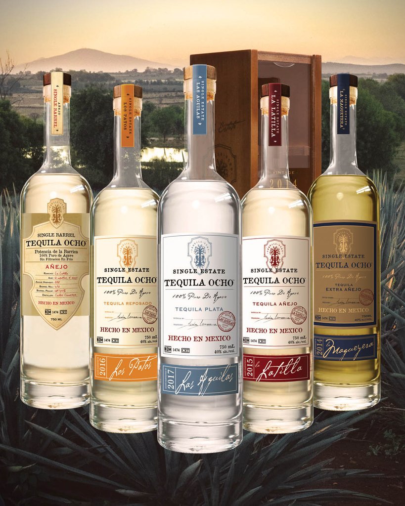 Tequila Ocho on Twitter "Plata, Reposado, Añejo & Extra Añejo are all