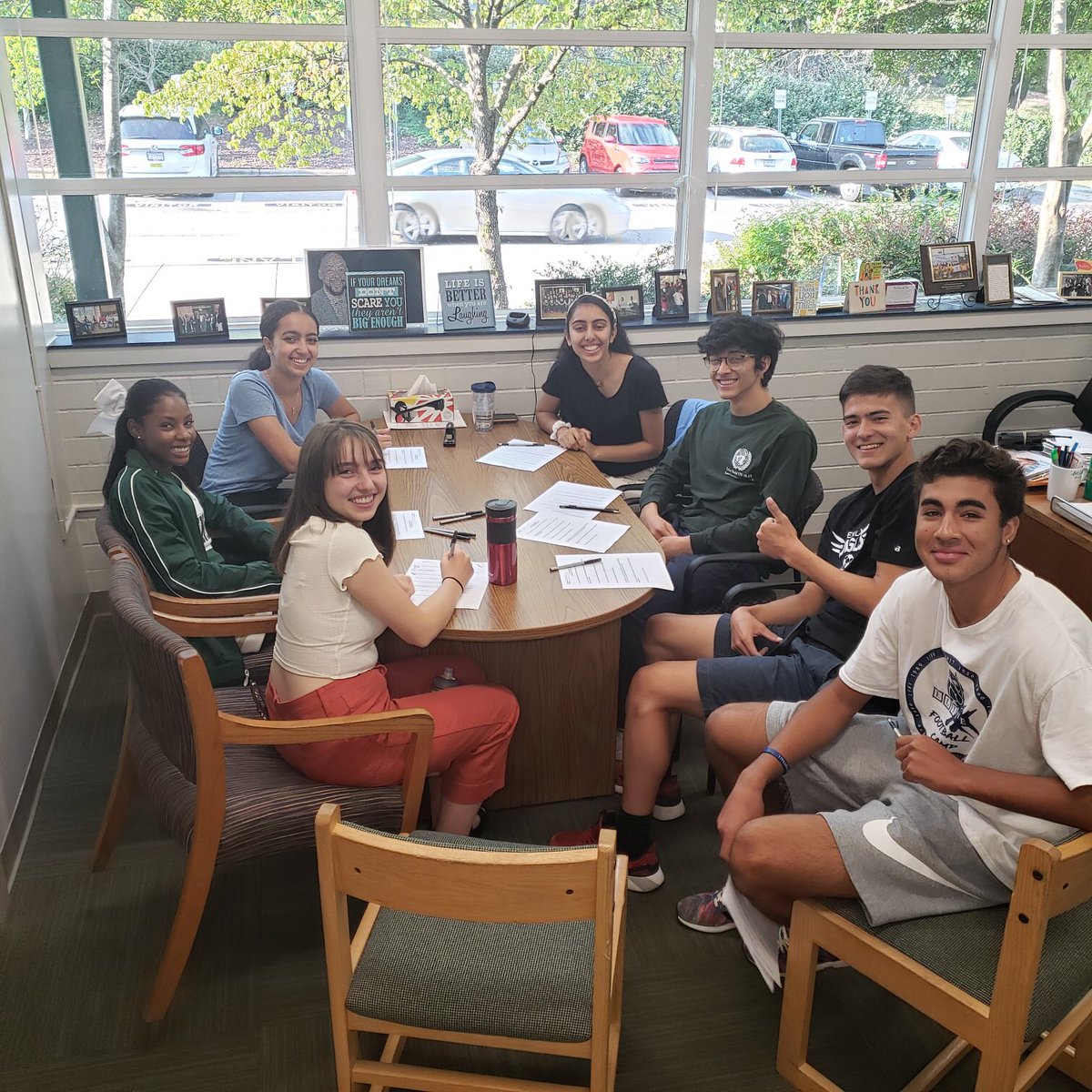 wchavis's tweet photo. Thank you #StudentEquityLeaders for serving on todayβs Assistant Principal Panel Interview. They asked thought-provoking questions and were passionate in finding the right fit for a diverse student population found at Enloe. So grateful for their VOICE! #StudentVisionaries https://t.co/MtKQhSlQjk