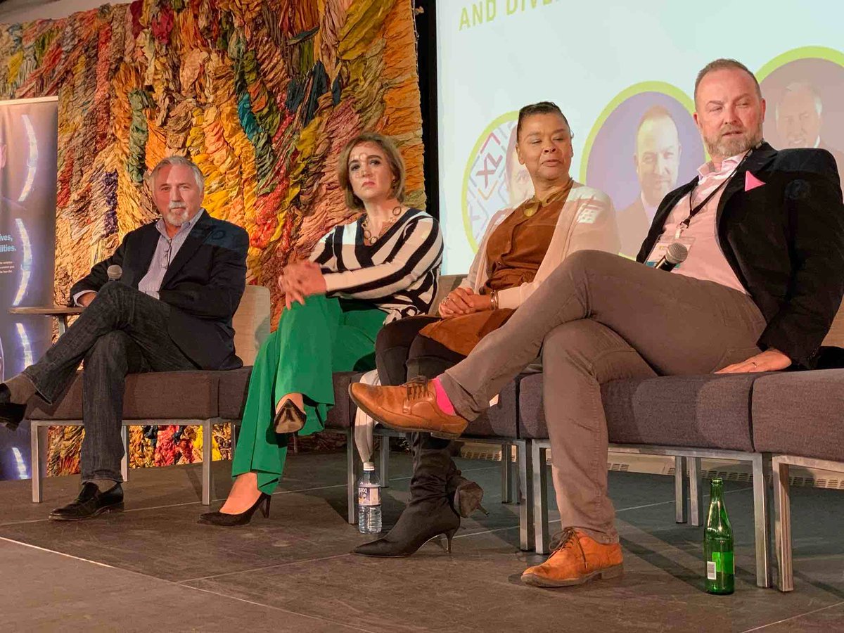 At <a href="/ArcThriftStores/">ArcThriftStores</a>  we live our mission of diversity and inclusion every day. I was part of an inspiring and thought provoking panel at the Biennial of the Americas festival today.