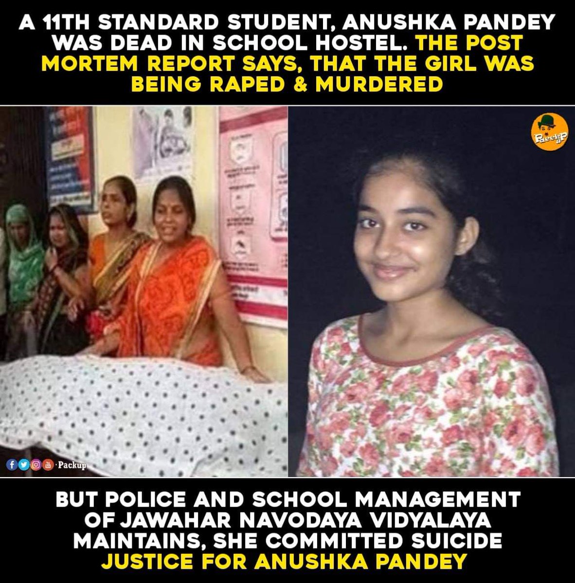 Vijayimmanuel6's tweet photo. #JusticeForAnushkaPandey

Anyayam Pandringa Da...Really Shame to see Rape cases in India.. Government Should Kill These Bas***D's😠😠

#EnowaytionPlus #EPlusSquad #Bigil #Thalapathy64 https://t.co/5rorUvYBdf