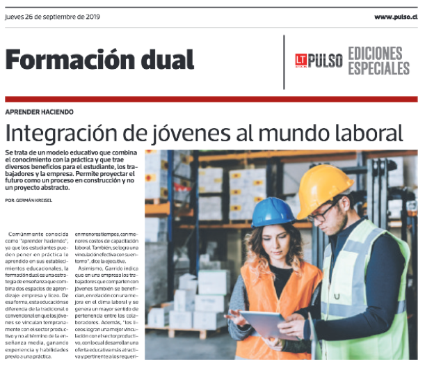 AHKChile's tweet photo. Para #CAMCHAL es fundamental compartir en Chile el exitoso modelo alemán de #formacióndual para mejorar la productividad de la industria nacional y brindar mayores oportunidades a los jóvenes. Conoce más en la edición especial de @pulso_tw aquí ➡️https://t.co/s7Zxsajje7 https://t.co/Oidh0G5V2i