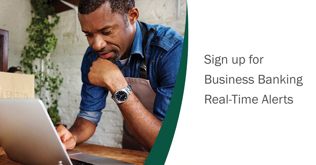 CandFBank's tweet image. We know how busy your schedule can get. It’s so important to keep track of your business banking account activity. With online &amp;amp; mobile bank alerts, you can protect your accounts &amp;amp; reduce potential fraud. Learn more: bit.ly/CFMobileBanking #BankAlerts #FraudControl #CFBank