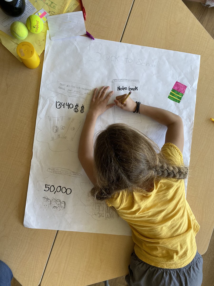 FullStea's tweet image. #5thGrade #Math is full of LARGE numbers. We practiced reading data in the millions and billions from a graph as we researched the numbers of #BackToSchool2019. Students self selected projects. Four posters, one video, one slideshow. #steam #mph @MPHlowerschAbdo