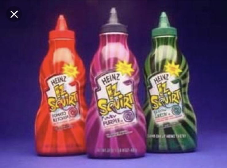Colored ketchup hit a different way