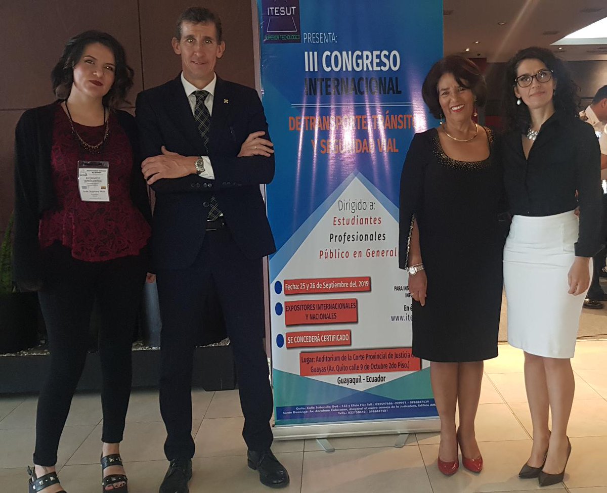itesutec's tweet photo. Se realizó con éxito el III Congreso Internacional de Transporte, Tránsito y Seguridad Vial en la ciudad de Guayaquil.
El evento que se desarrolló los días 25 y 26 en el auditorio Simón Bolívar, en el edificio del Consejo de la Judicatura, recibió a cientos de asistentes https://t.co/LrgWoEuG5P