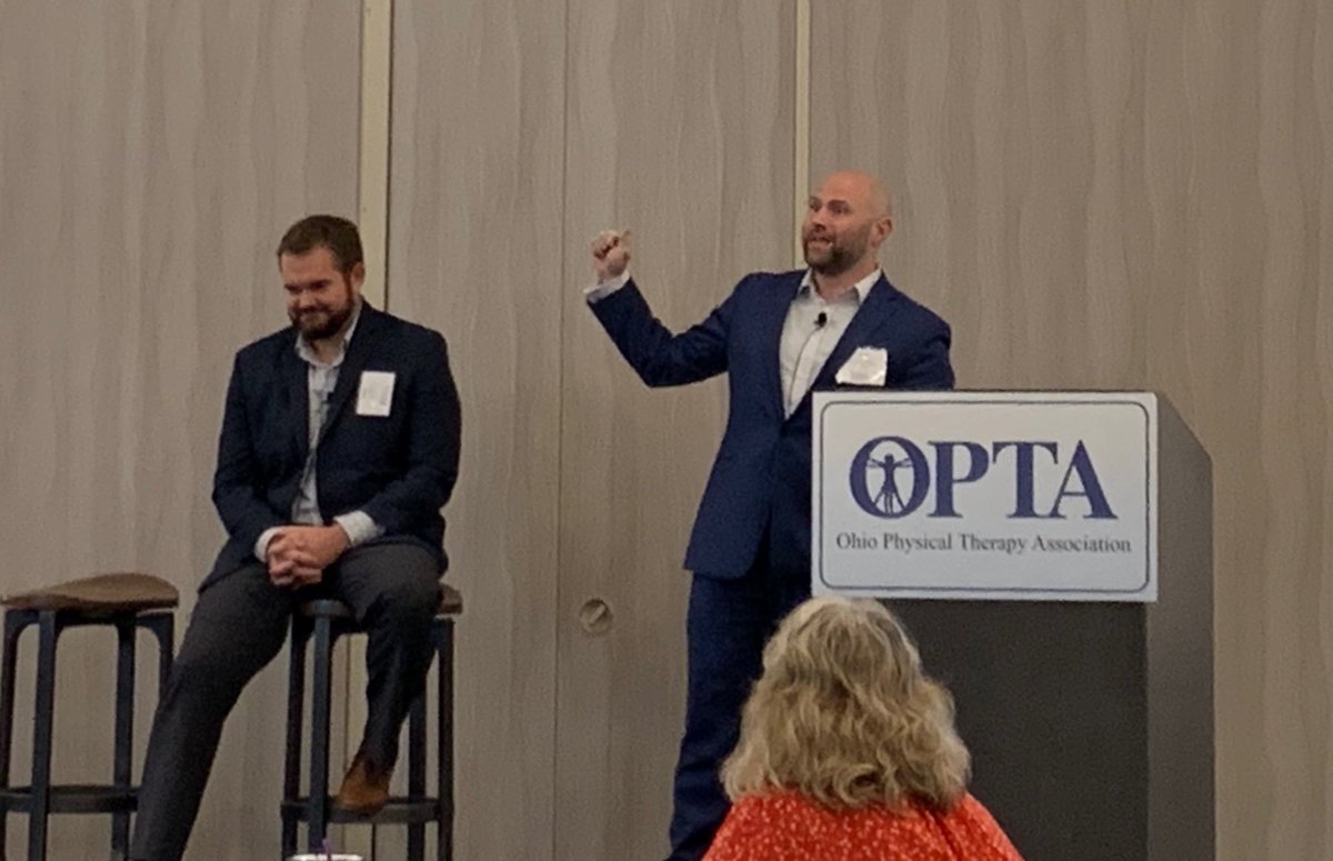 scott_ohpt's tweet image. Drs Mitch Salsbury and VanEtten giving strategies on how to grow in the modern work force. ⁦5 generations in the current workforce; which generation are you? ⁦@Ohio_PT⁩ #OPTimize2019