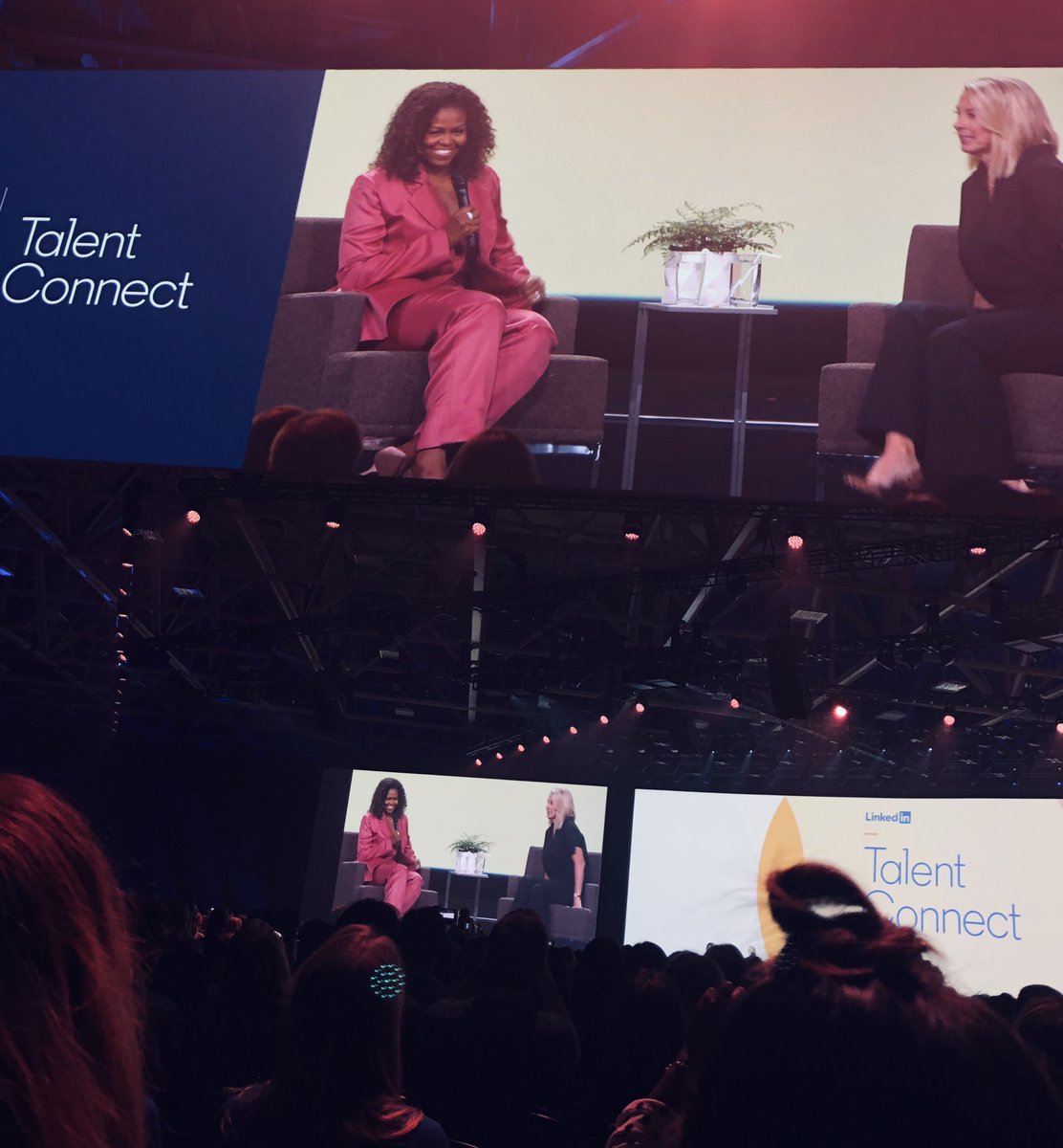 Incredibly inspired by Michelle Obama’s Keynote at #TalentConnect2019. On inclusive leadership- “you are at the table for a reason- don’t waste your seat!” I’m trying to live this everyday at #EY