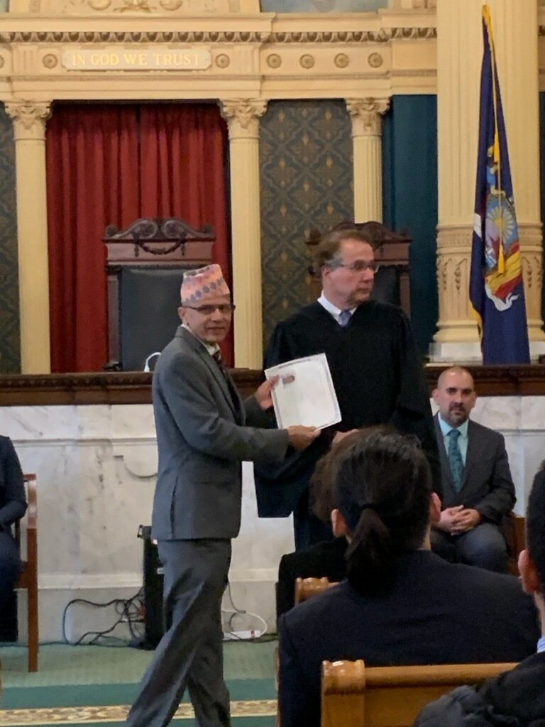 scsd_wslc's tweet image. Here&apos;s one of our wonderful students receiving his U.S. citizenship yesterday! #scsdsuccess @SyracuseSchools