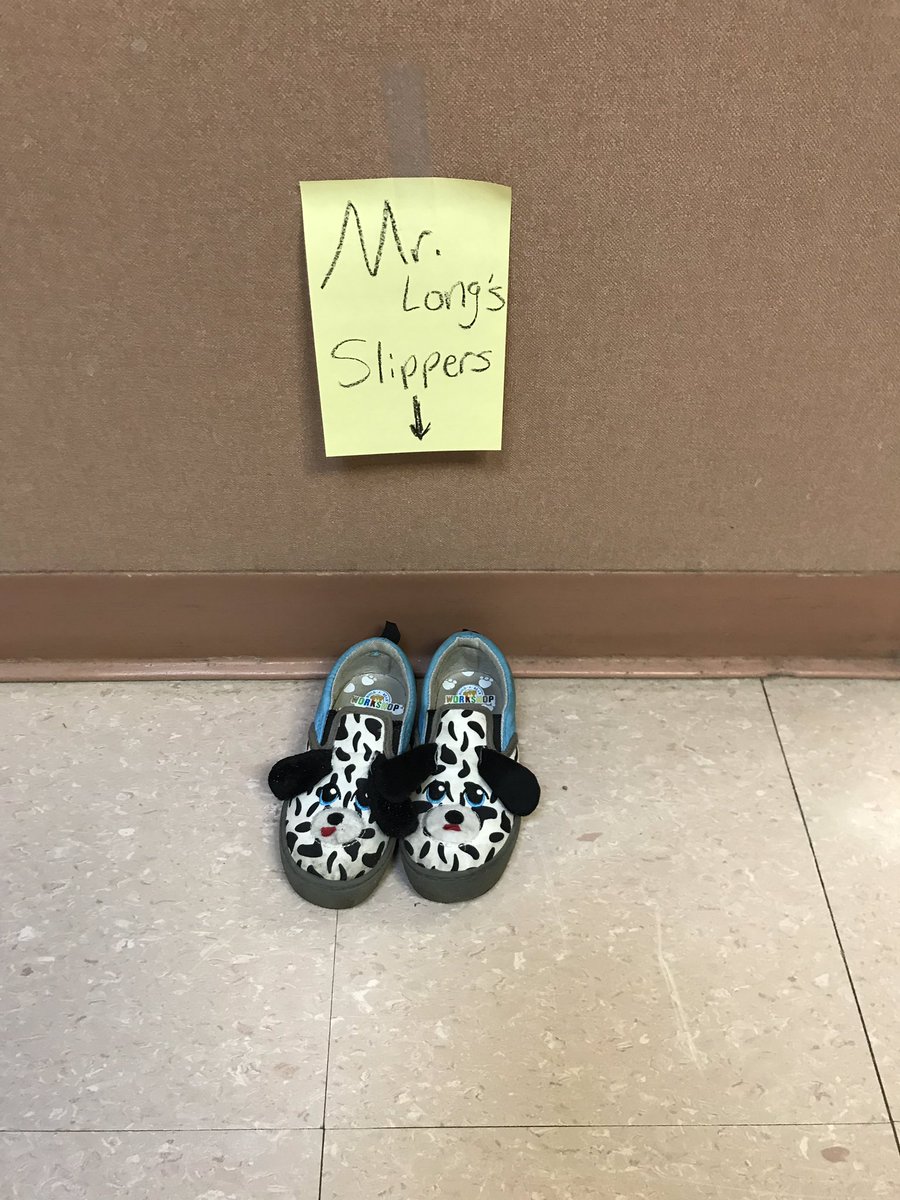 This is what happens when the guidance counselor has a wacky sense of humor. I feel like Cinderella! #npspanthers