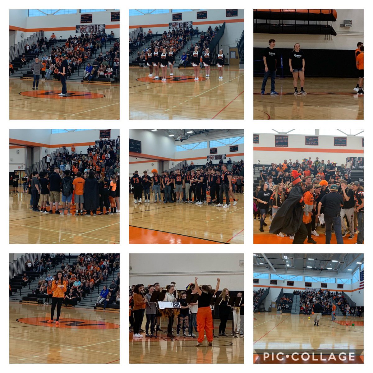 Student Council Pep Rally <a href="/WHSTribeCouncil/">WHSTribeCouncil</a> #prideinoutribe
