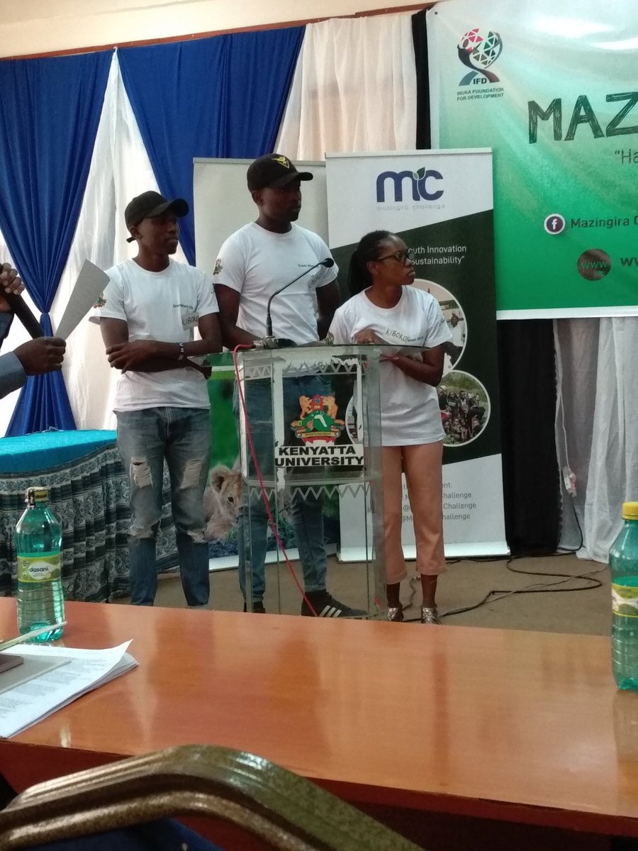 shade_last's tweet photo. Finalists at Mazingira challenge #GreenWeek2019 @JaphethOrieny @TracyMakheti @cecilesonie. We all know how it went,  tough questions. @KTDAFoundation @CocaColaCo @inukafoundation @SafaricomPLC https://t.co/nIqlhkVoFI