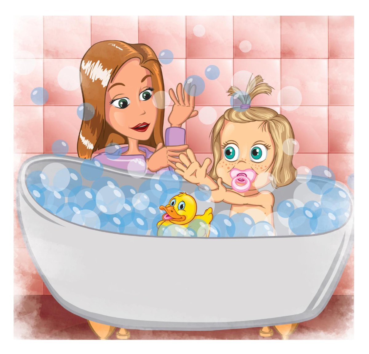 "Let's make lots of bubles!" 👩👶
.
.
#educachild #crecereningles #ingles #aprenderingles #babyhannah #mummy #bath #bathtime #bubbles #makingb