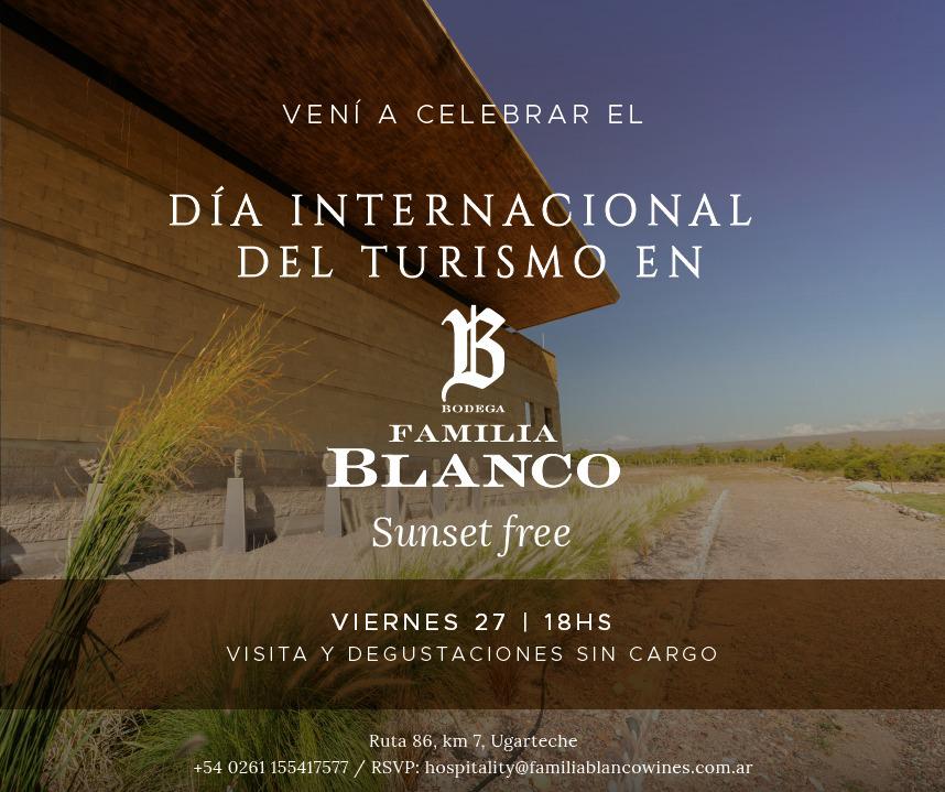 mendoza_tur's tweet photo. Este viernes estan todos invitados a festejar el #DiaInternacionalDelTurismo en la bodega #FamiliaBlanco https://t.co/JajlkHsp62