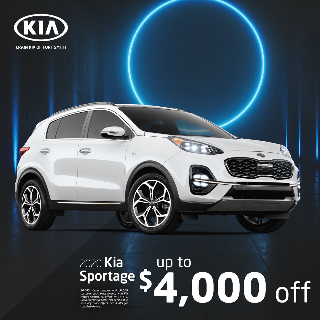 Come see, you can get a Kia Sportage for up to $4,000 off MSRP!
Visit us today: bit.ly/31BgZgG