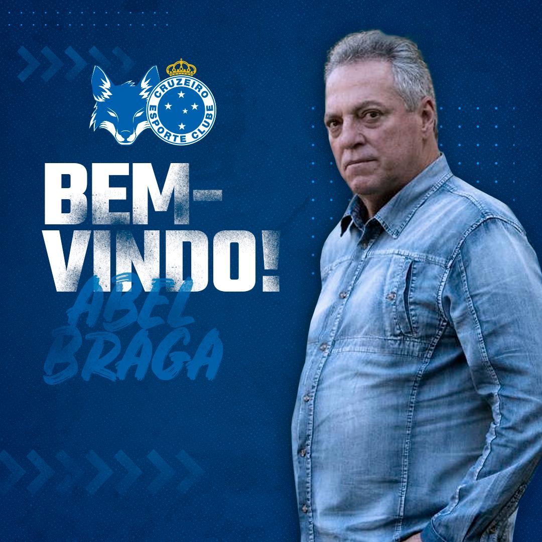 Cruzeiro's tweet photo. O Cruzeiro Esporte Clube informa que Abel Braga será o novo treinador da equipe celeste.

Leia a matéria completa em nosso site oficial: https://t.co/SycyDTEB3M https://t.co/jx2jAviOUa
