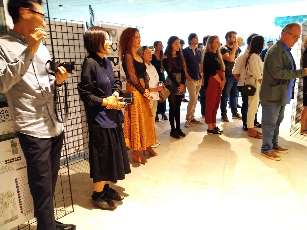 COAGranCanaria's tweet photo. La #05SA comienza con la exposición SEI MODERN/EXPO que reune a estudiantes de la Tokyo University of Science y de la Escuela de Arquitectura de Las Palmas. creando una exposición con los resultados del proyecto TT Island. 

@CSCAE

#COAGC #ArquitectosGranCanaria https://t.co/YzQXgBhTzK