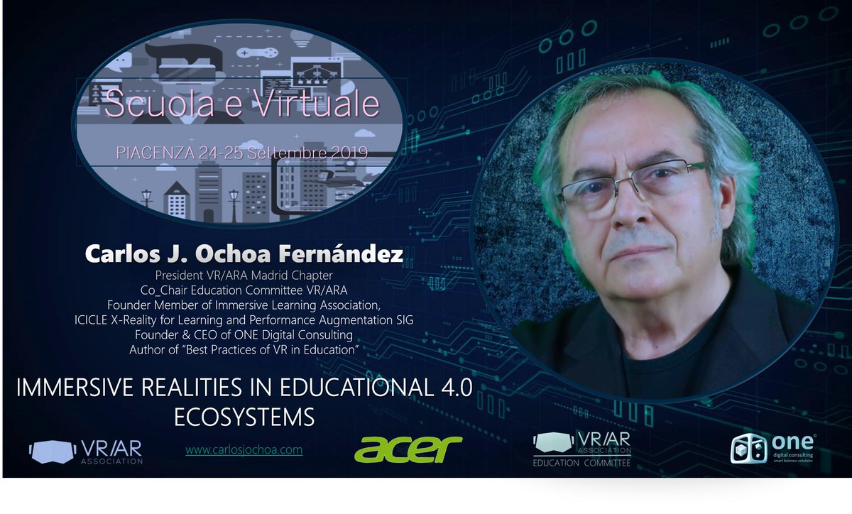 vrara_madrid's tweet photo. Recap from #scuolaevirtuale with more than 1000 participants, to spread awareness about immersive technologies in education and empower teachers of future citizensLive event in Piacenza, along with Liceo Melchiorre Gioia, with @AcerEducation @thevrara and @ONEDigitalCons1 https://t.co/m0hBK1ikZI