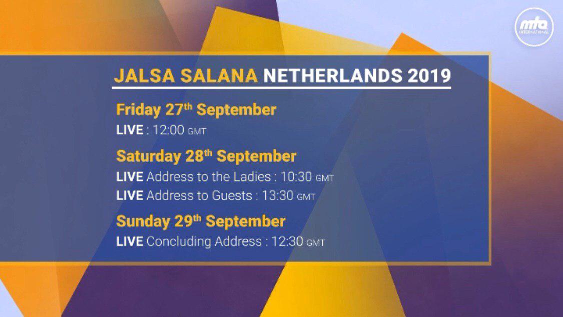 JalsaConnect's tweet photo. Tune in this weekend for LIVE speeches delivered by His Holiness, Hazrat Mirza Masroor Ahmad (aba) from #JalsaNL
#JalsaConnect https://t.co/CGstMRdGUb