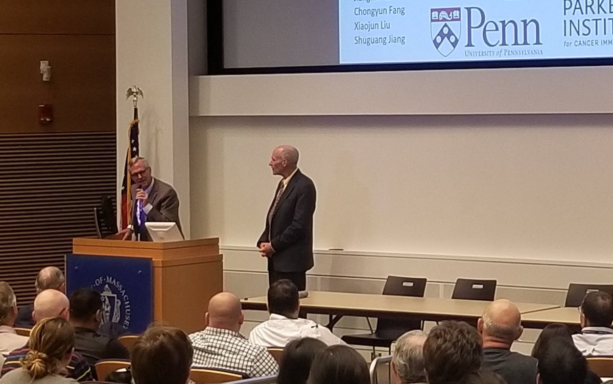 UMassDiabetes's tweet photo. Dr. Harlan welcomed his longtime @USNavy colleague & friend, Dr. Carl June @carlhjune to speak about his ground breaking #Tmunity therapy @pennmedici
ne - Full Video at https://t.co/8TFtxYtdBs
@umassmemorial @UMassMedical @parkerici https://t.co/e0beXMslwv