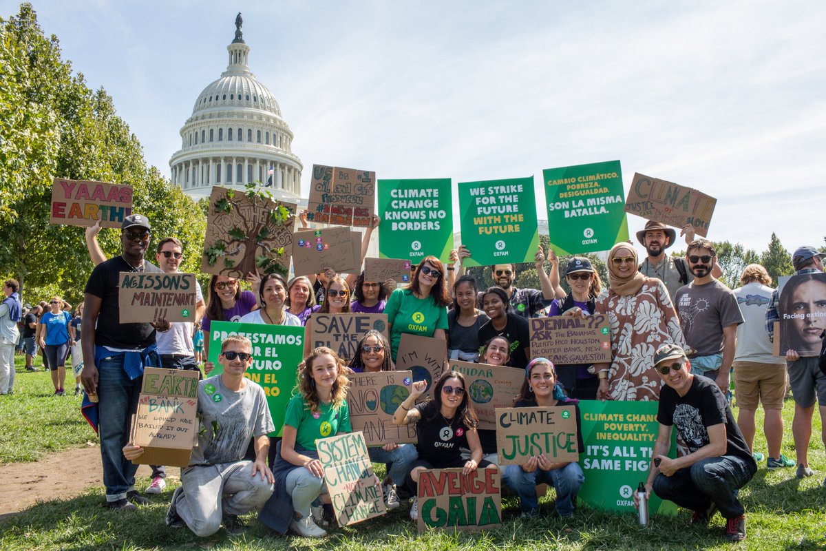 OxfamAmerica's tweet photo. Are you looking for more ways to fight the climate crisis everyday? We've put together a list of ways you can get involved this #ClimateWeekofAction, and beyond. Check it out! Thread👇🏾 https://t.co/qUPlaKH1sJ