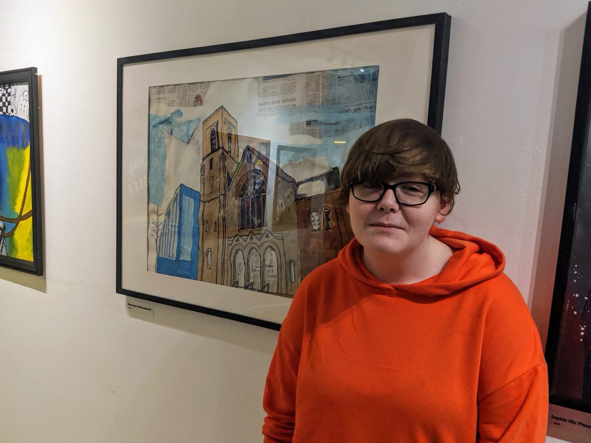 NaRoinn's tweet photo. Taispeántas ár ndaltaí.  Táimid chomh bródúil astú!  Our pupils’ exhibition, we are so proud of you all! https://t.co/RW9HV7xJcx