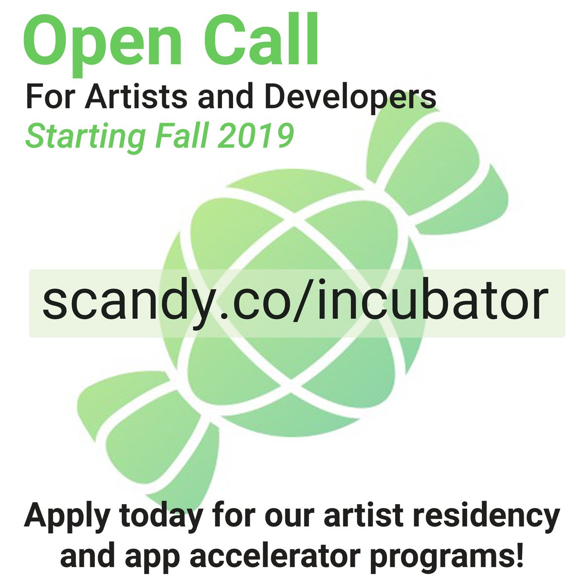 ScandyCo's tweet image. We are very excited to announce this open call for our first iteration of Scandy incubator programs starting this Fall! scandy.co/incubator