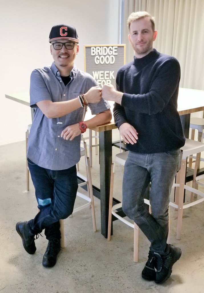 "Train for the marathon." <a href="/jgebbia/">Joe Gebbia</a> x <a href="/shaun_tai/">Shaun Tai</a> x #Airbnb x #BRIDGEGOOD