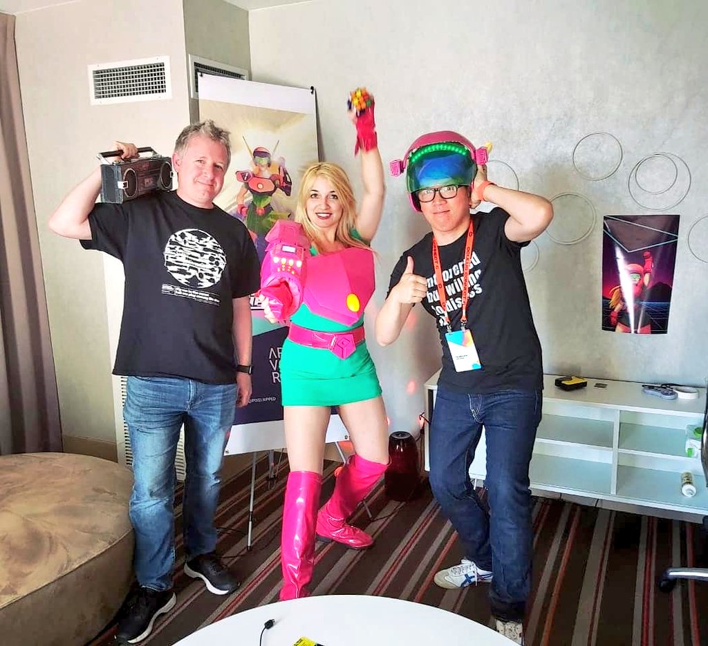 pixelripped's tweet photo. We've always been a big fan of @testedcom and we were STOKED to see Jeremy and Norm again. Thanks for checking out the demo and interviewing DOT! We really appreciate the work you guys do for the industry. 🤗
. . .
#tested #vr #vrmedia #goodpeople #pixelripped #OC6 #oculus #retro https://t.co/IsHHSNfPx4