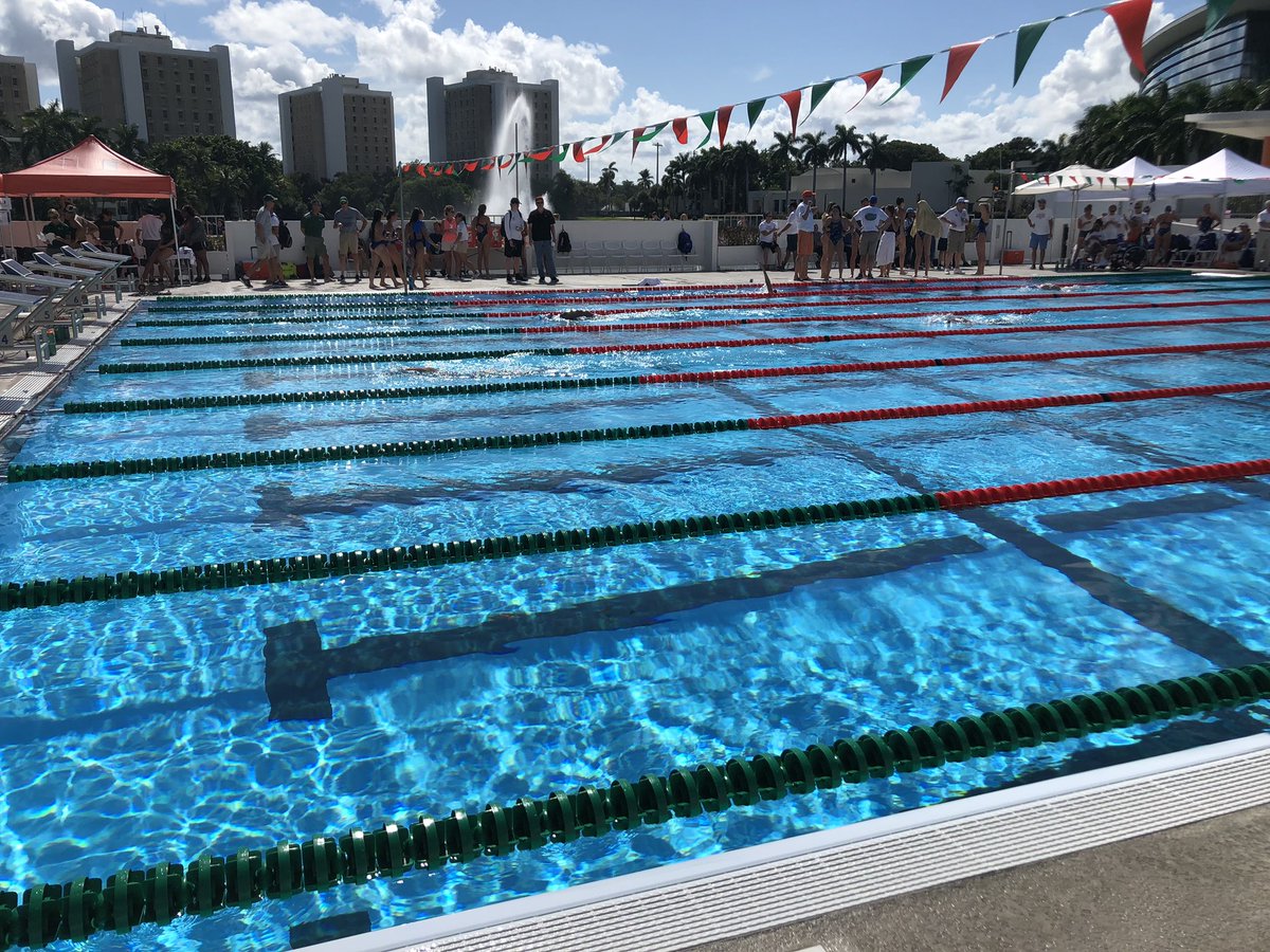 Beautiful day for a meet! No place like it. #GoCanes #ItsAllAboutTheU
