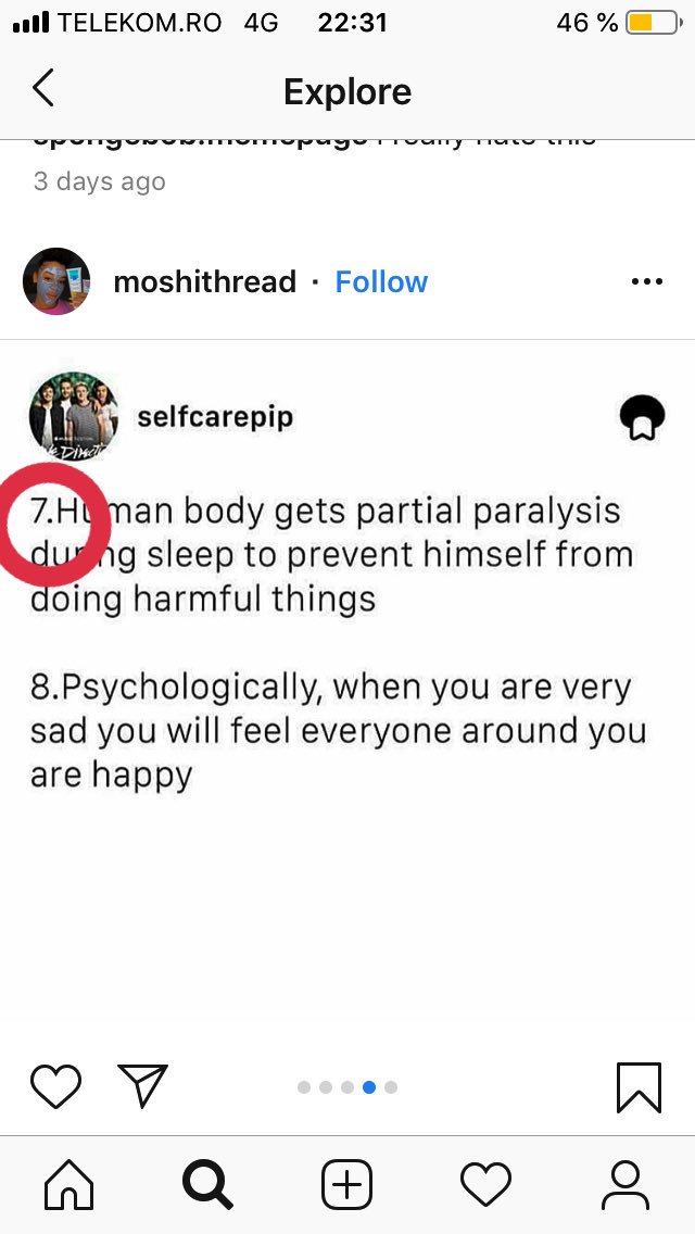 Random_girl0's tweet photo. if thats so ... why do I wake up with a red thing on my forehead every morning????
#funny #realate #true #meme #instagram  #random #followme https://t.co/eVXNjaGFEP