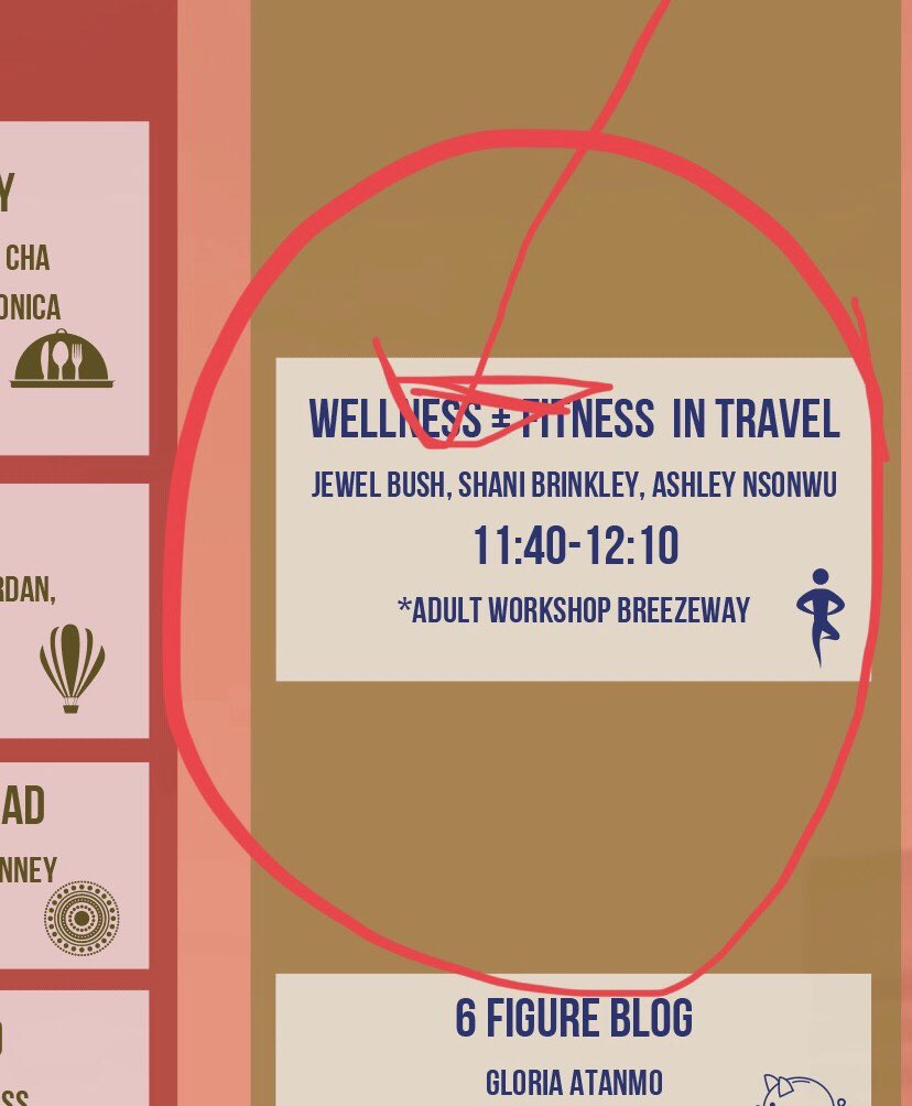 GirlTrek's tweet photo. Our Chief of External Affairs, @jewelmariebush will be moderating a panel on wellness in travel! 

Stop by and say, “What up!?”

#AUDACITYMEMPHIS
@AUDACITYFEST
@NOMADNESSTRIBE
#BRINGYOURSOUL https://t.co/HcdG2PG1Su