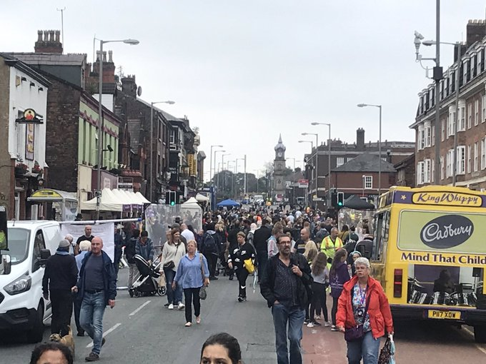 Well done to everyone at Love Wavertree on the Car Free Day!