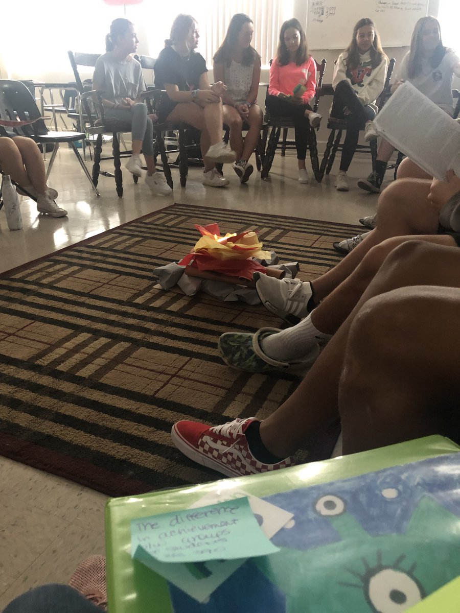 After many requests, we had our first AVID campfire today. I love it when students are excited for an activity! A great way to end the week.