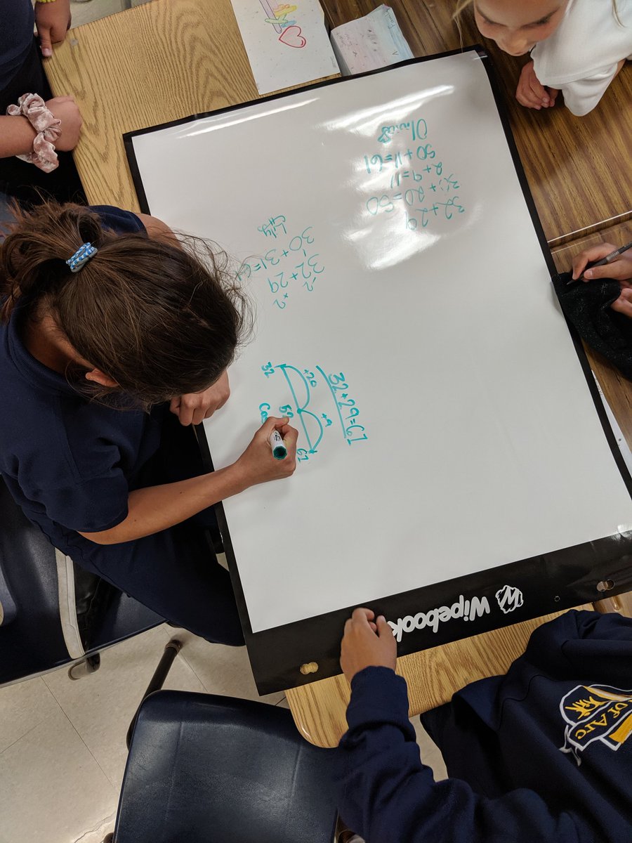 SPrychidny's tweet photo. We're a community of mathematicians that use number talks to communicate what makes sense to us. Happy FRIDAY!! #decomposing #addingon #friendlynumbers @sjoa5 https://t.co/7hdVbhUPTv