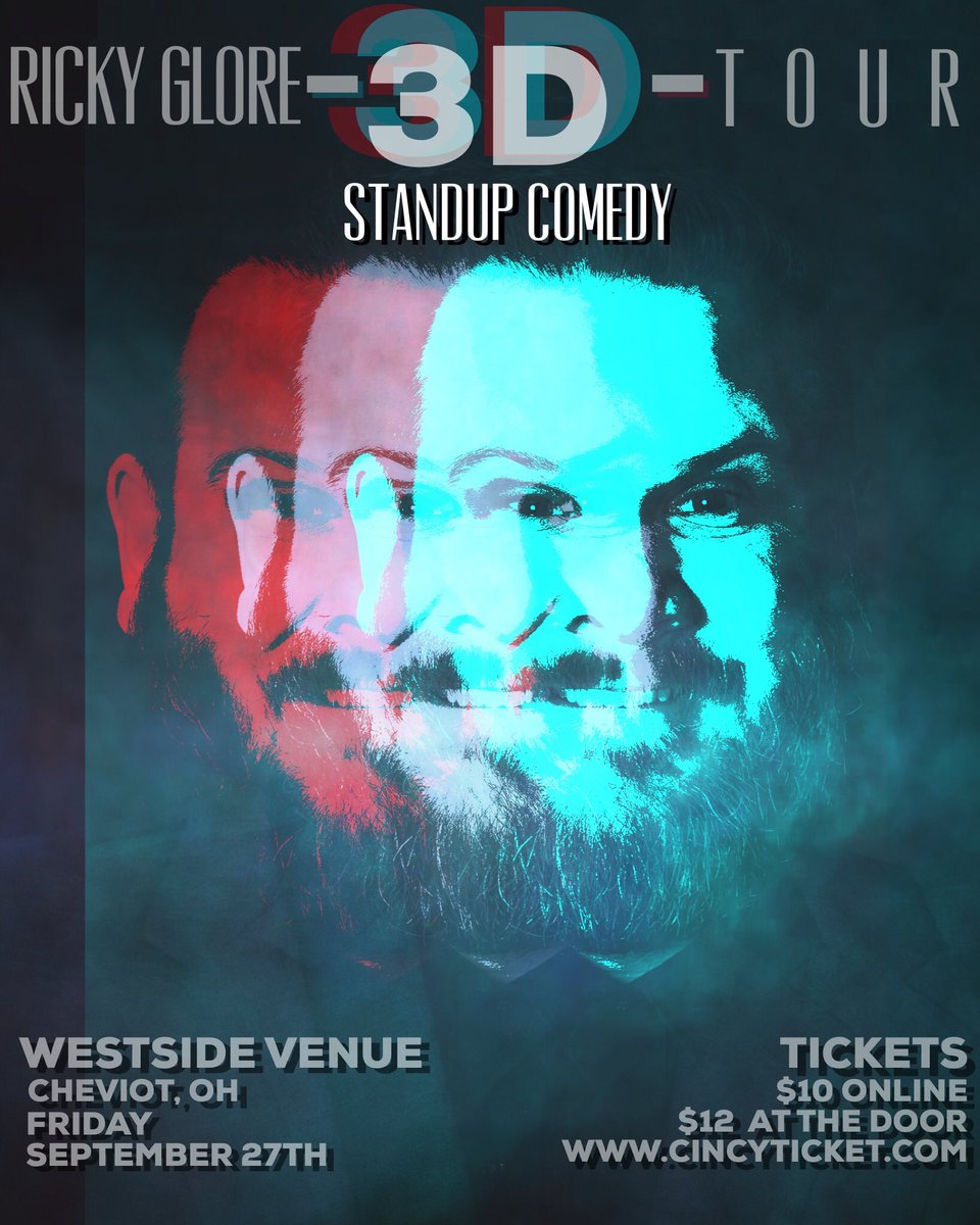 RickyGlore's tweet photo. What are you doing tonight in #cincinnati #ohio ???

Come out to Westside Venue and see a great lineup of stand up comedy!

$10

#cincinnaticomedy #cincinnaticomedyshow #cheviotohio https://t.co/m7IfsuoUGK