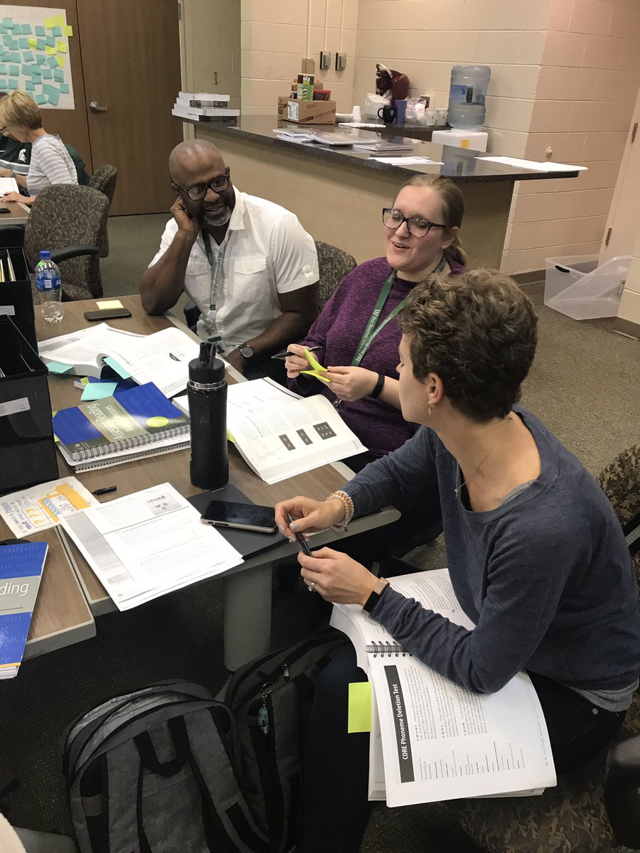 Great collaboration between special education staff and literacy coaches around assessment and best practice literacy instruction!  <a href="/LevinLitCoach/">Melissa Levin</a> #wb2020