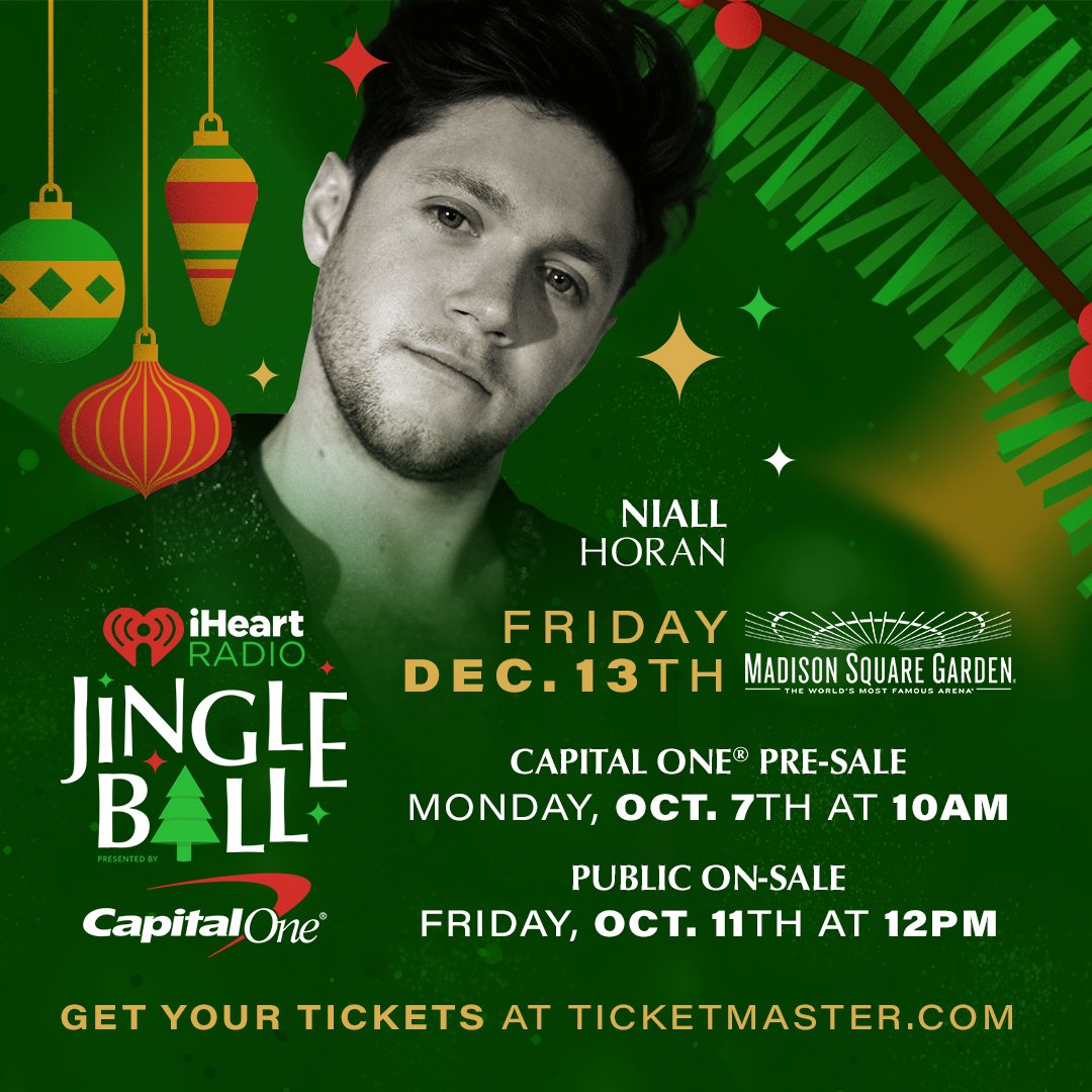 iHeartRadio's tweet photo. I've been thinking 'bout it all day... @NiallOfficial will be performing at #iHeartJingleBall! 🙌

More details: https://t.co/RNPOKymCIW https://t.co/ynCAIdL1VC