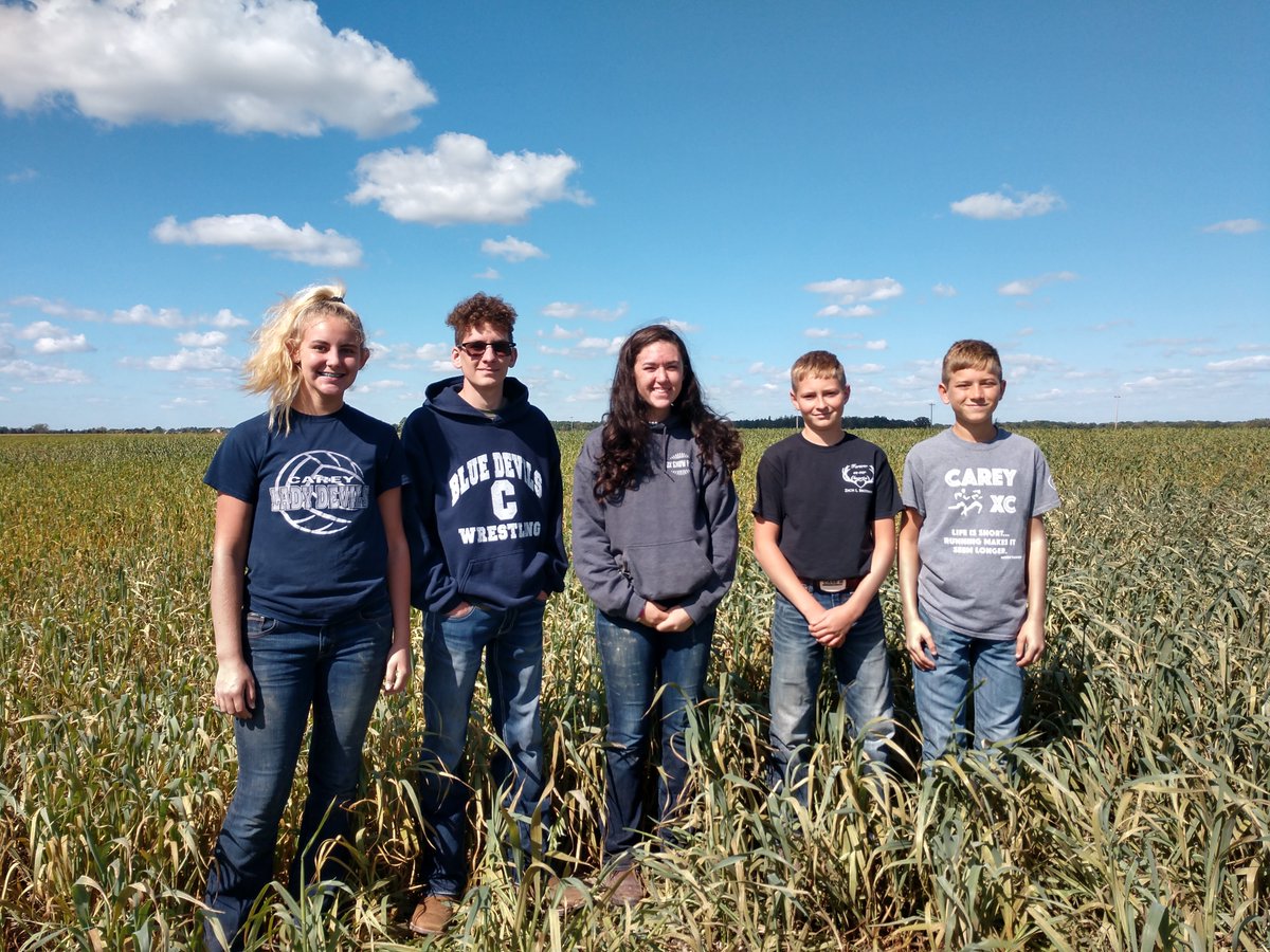 Carey_FFA's tweet photo. And....the District Soils Results are in!!! The Agricultural team takes 3rd place and is headed to state for the 2nd year in a row. The Urban team placed 12th. Great job to all! https://t.co/hh0X7DcE8q