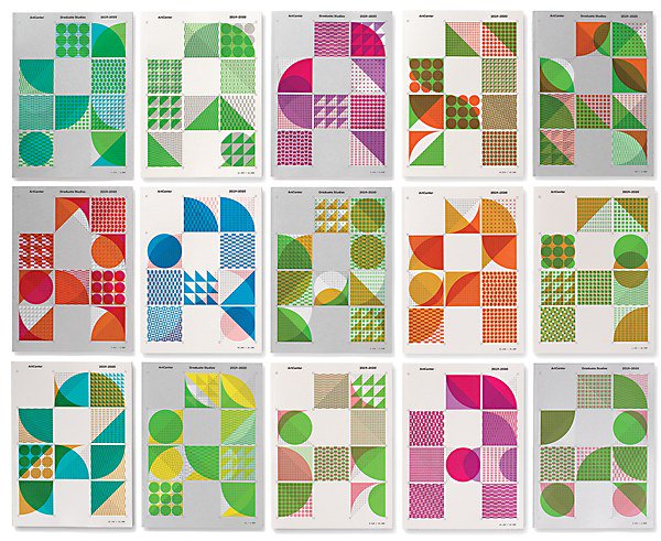 CA Winner: A modular design system created by <a href="/designmattersCA/">Designmatters at ArtCenter College of Design</a> generated 40,500 different covers for promotional literature sent to prospective students. commarts.com/project/29458/…