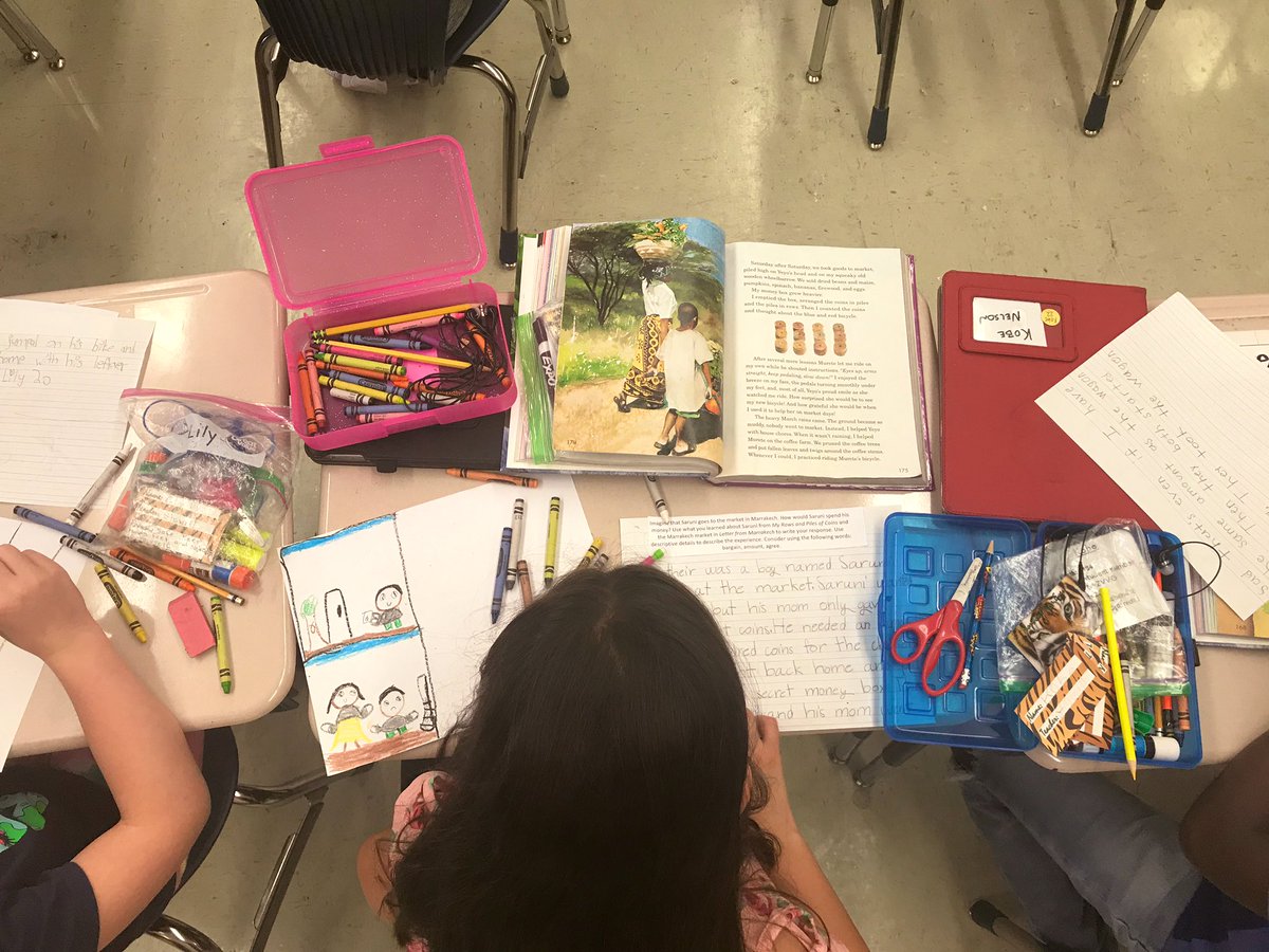 Ms_Stovall1's tweet photo. I can confidently say two things about this group of kiddos: they love to talk🤪 and they love to write✍🏻. All week we worked on drafting, editing and assessing our writing. Today we finally “published” our final stories in our classroom.🙌🏻 https://t.co/ZsPrtn7Odi