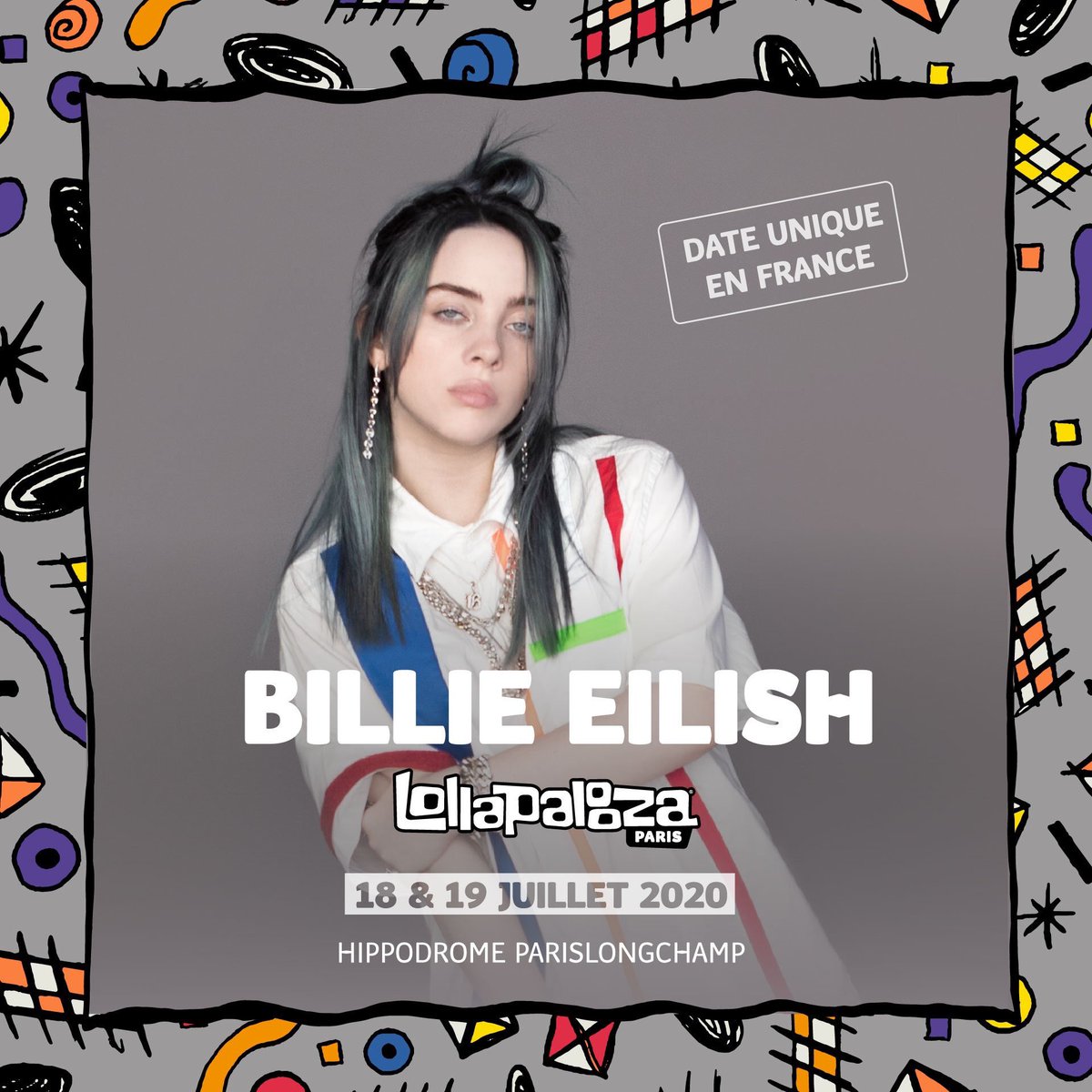 veraneeilish's tweet image. #BillieEilishàLollaParis hey tu peux rt stp? ça pourrait m’aider à gagner une place pour voir bil :)