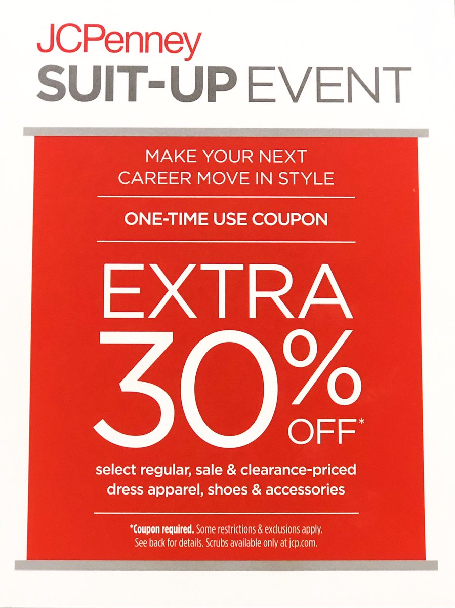 gsocpd's tweet photo. Thank you to JCPenney for putting on the "Suit-Up Event". The event was a huge success and we hope our students, faculty, and staff found some great deals on professional clothes. We're excited to announce that coupons are still available and valid through November 9th! https://t.co/F0eWMU2DLw